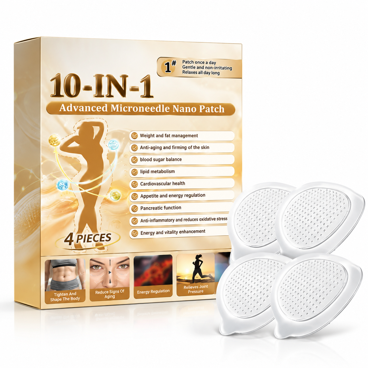 ๐๐๐๐ ๐๐ช๐ค๐ณ๐ฐ๐ฏ๐ฆ๐ฆ๐ฅ๐ญ๐ฆ 10-in-1 Microneedle Wellness Patch