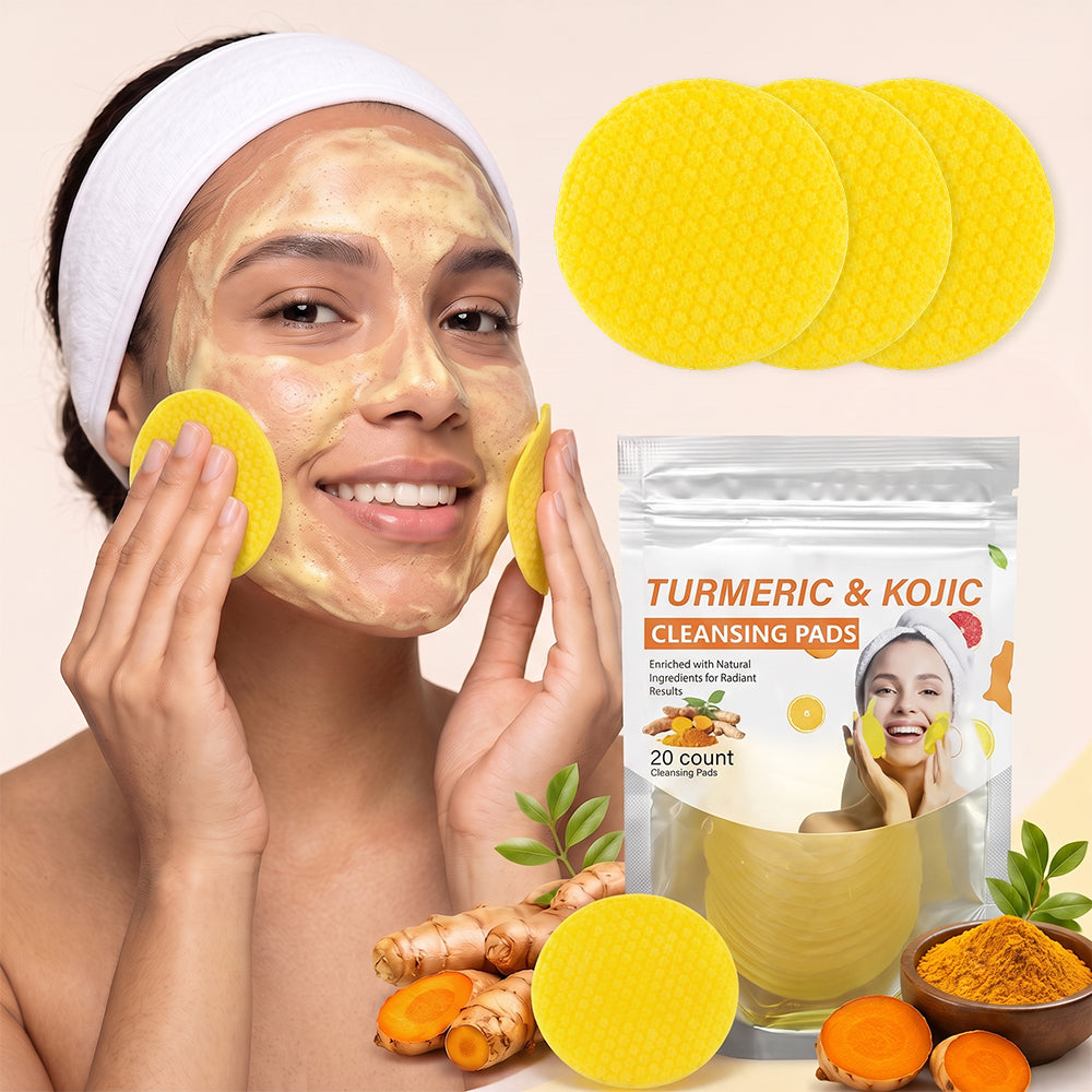 Turmeric & Kojic Acid Cleansing Pads,20pcsđĄ
