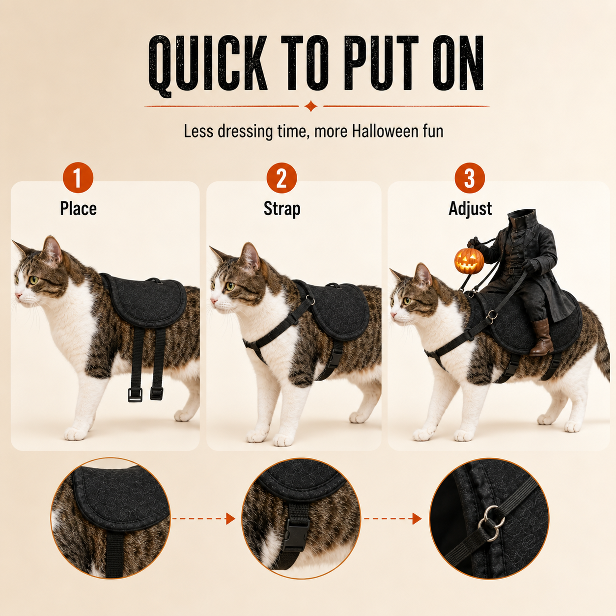 šŗThe Headless Horseman Rider⢠Pet Costumeš