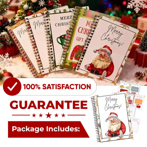 Christmas Gift Card Book – 12 Gift Card Pages & Personal Message Holder
