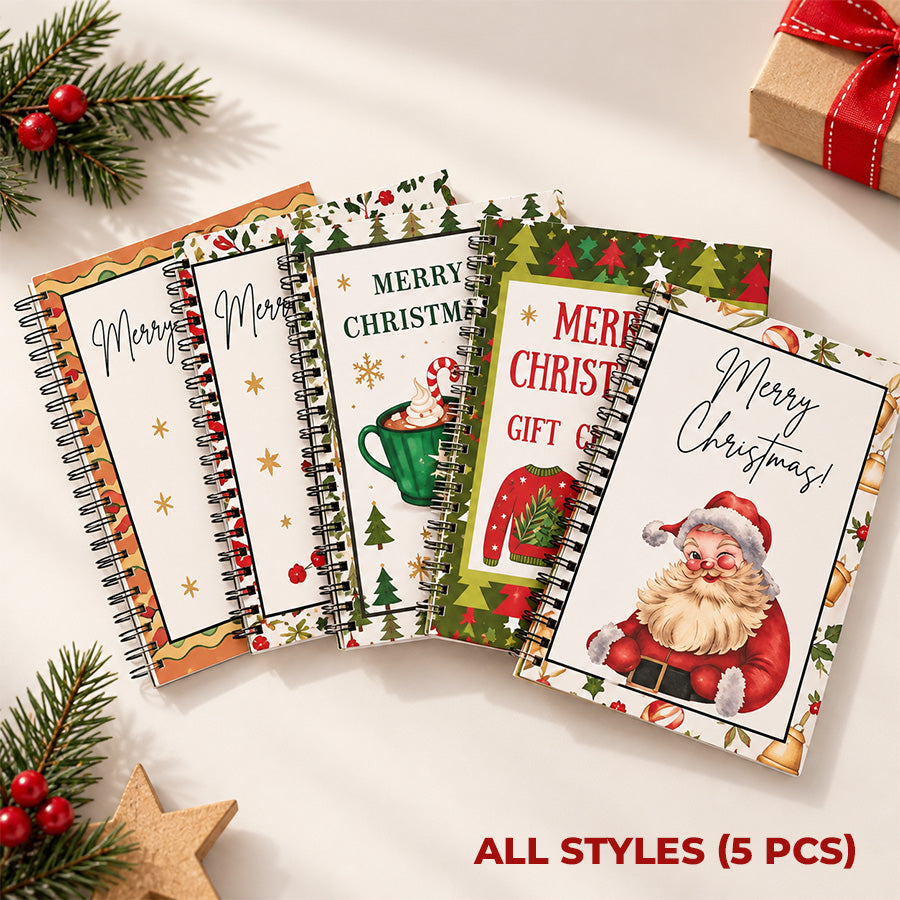 Christmas Gift Card Book – 12 Gift Card Pages & Personal Message Holder