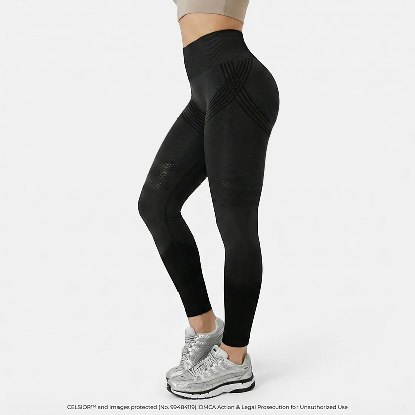 High Waisted And Hip Lifting Yoga Elastic Quick Drying Tight Pants⭐
