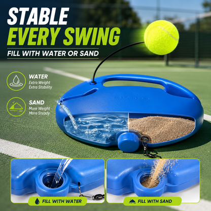 🎾 Solo Tennis Trainer Rebound Set – Practice Anytime, No Partner Needed，2 Balls
