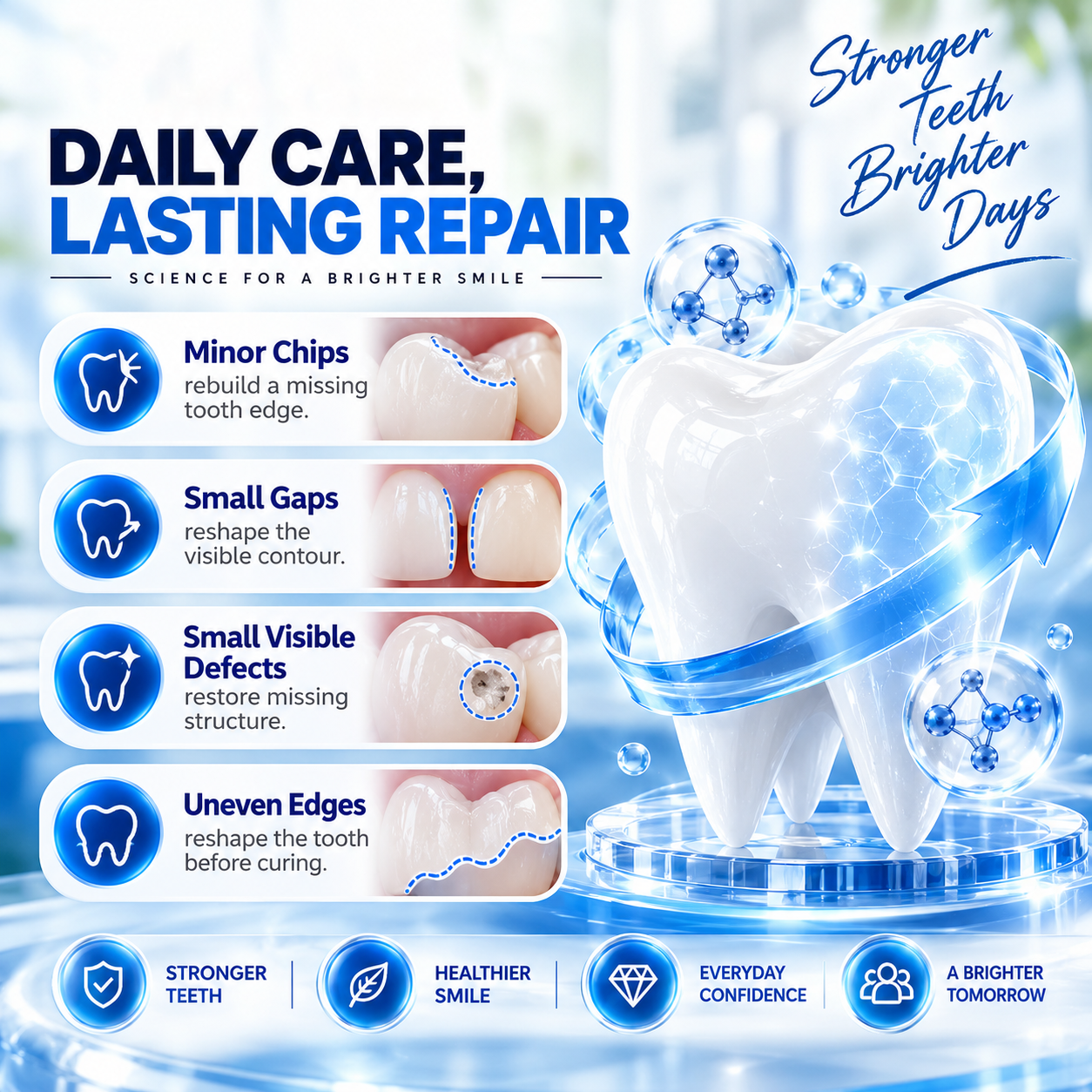 DentRestore natural looking result