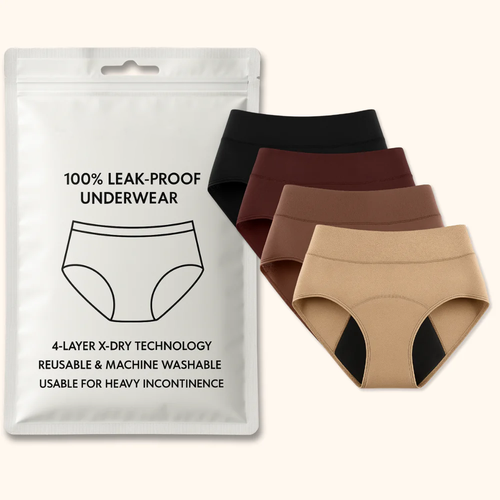 ssiki 100% Leak-Proof Underwear That Won't Let You Down for Women 60+ (4-Pack)