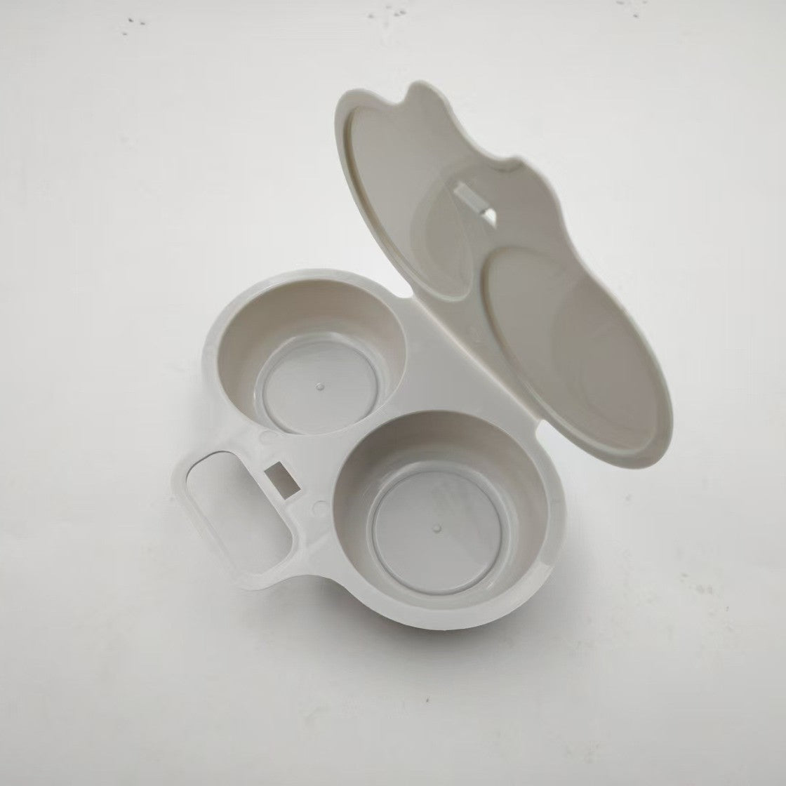 🥳2026 HOT SALE🥳💞50K+ SOLD! 🥗🎁 50% OFF! Microwave Egg Poacher——Dual‑cavity, non‑stick & easy clean. Healthier than frying – stock up & save! 🏠✅
