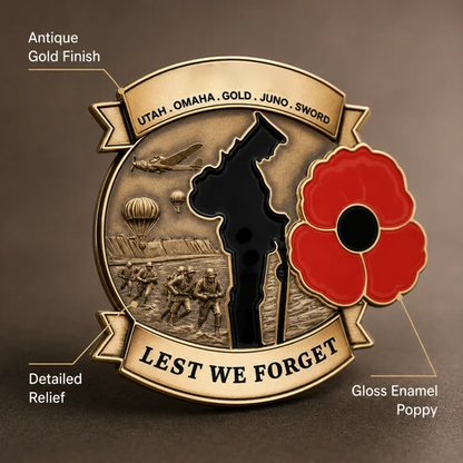 Limited Edition 80th Anniversary Commemorative Brooch