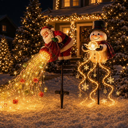 🎅Christmas Early Discount 49% Off 🎁 Santa’s Magic Pour – Flowing LED Christmas Garden Light