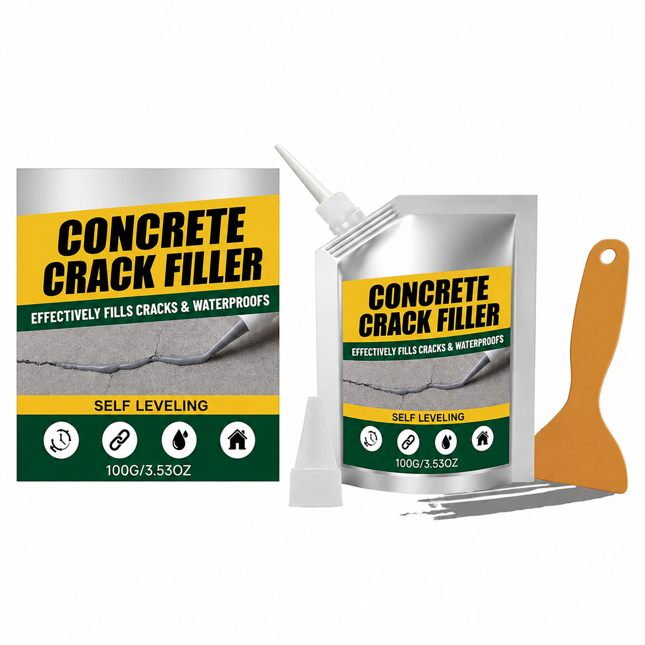 Waterproof Concrete Crack Filler & Sealant