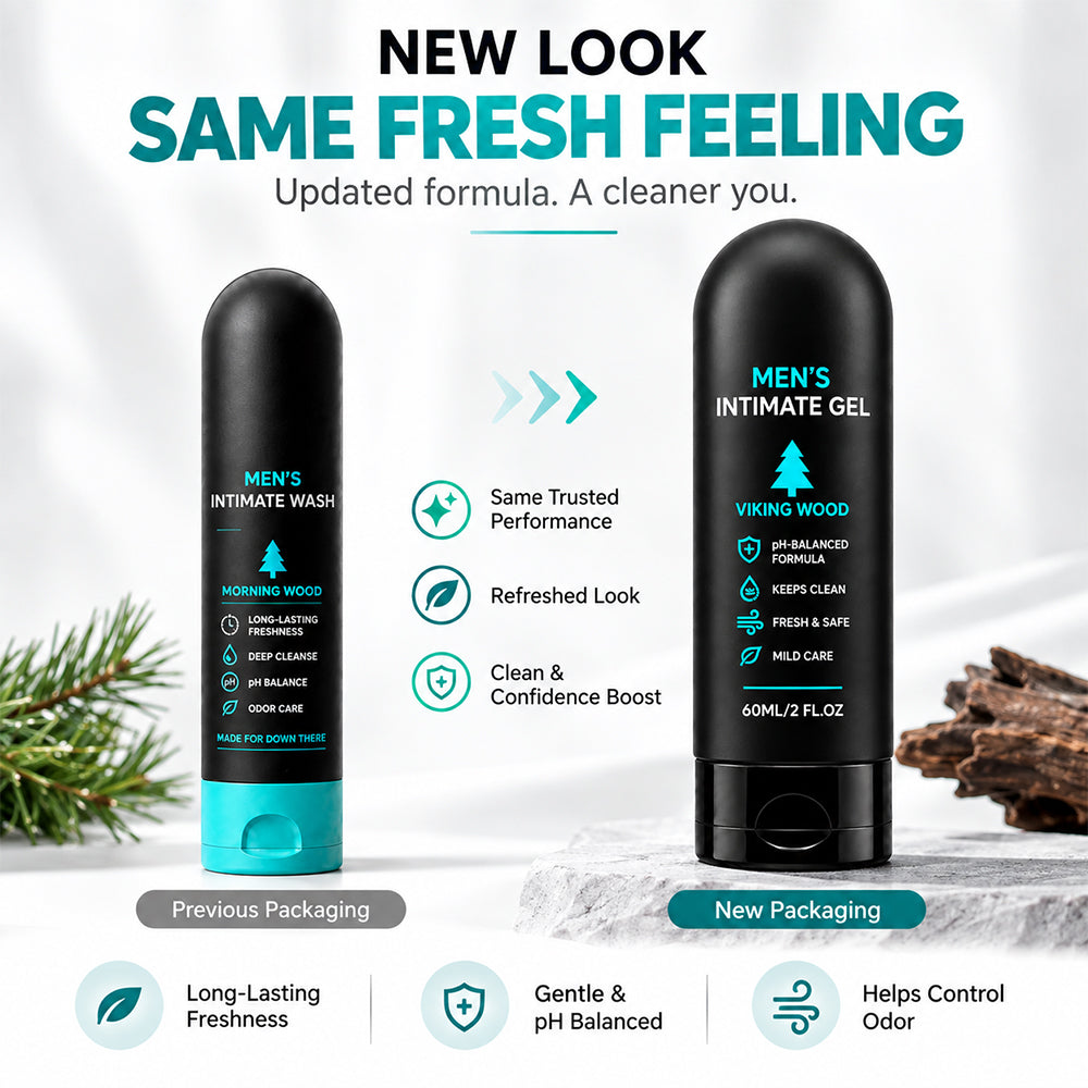Men's Intimate Wash Gel - A pH-balanced intimate wash