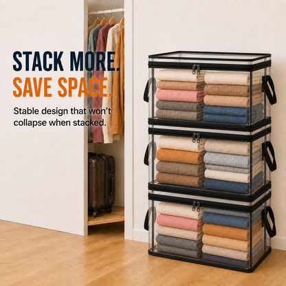 🔥Limited TimePromotion 49% OFF 📦Large Heavy-Duty Thick Plastic Clear Storage Bag for Clothes, Moving & Storage