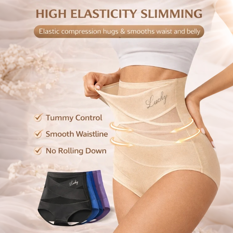 High-Waist Tummy Control Seamless Shaping Panties