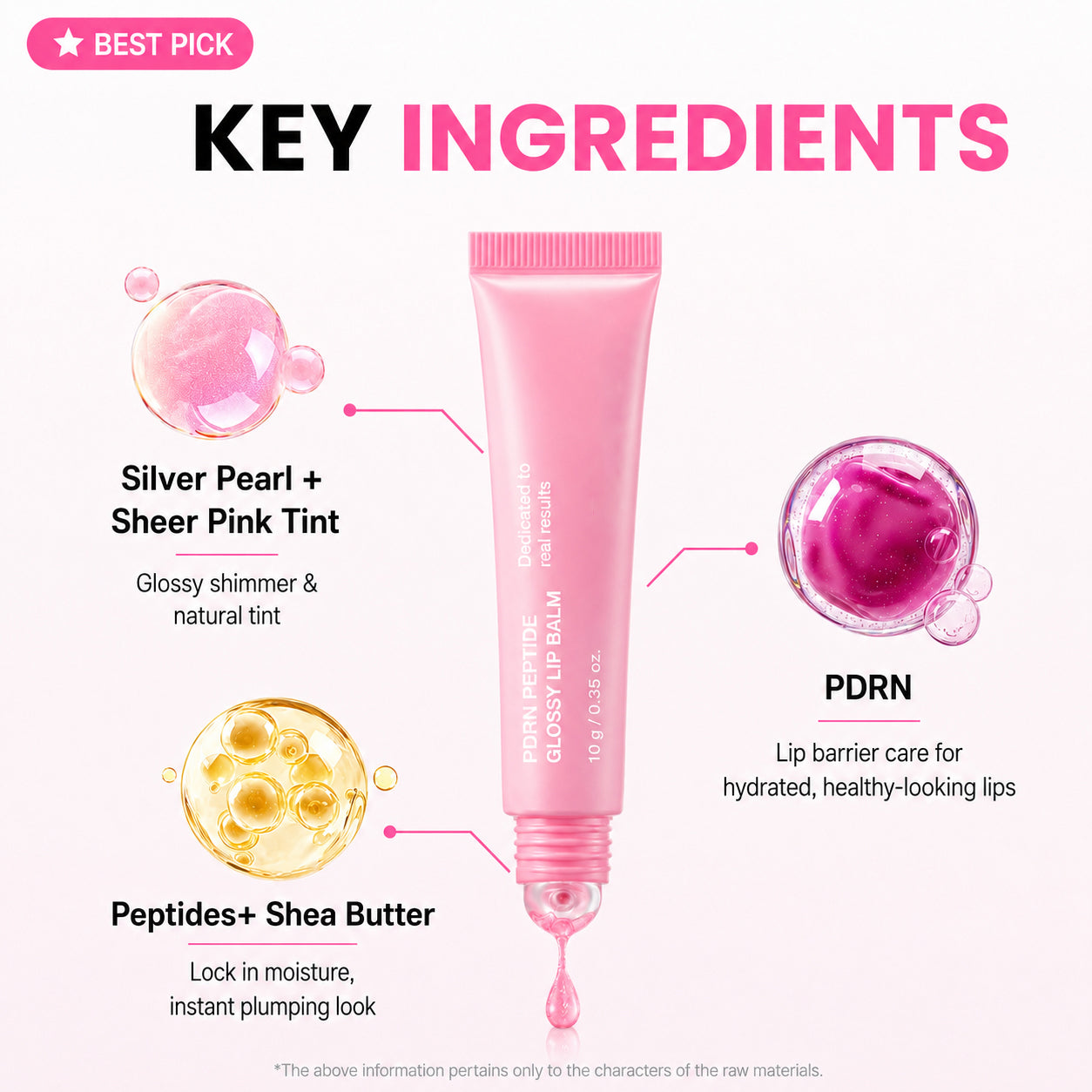 PDRN Peptide Glossy Lip Balm