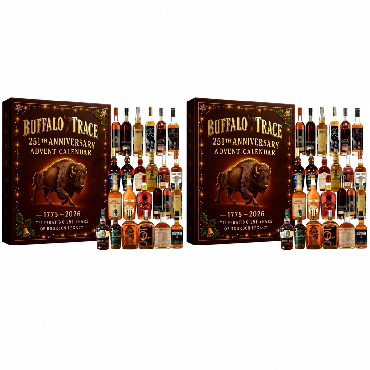 2026 Whiskey 3D Christmas Countdown Blind Box