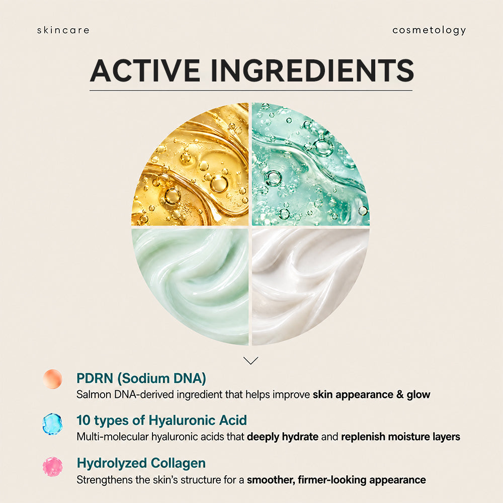 Korean PDRN Hyaluronic Acid 100 Moisturizing Cream