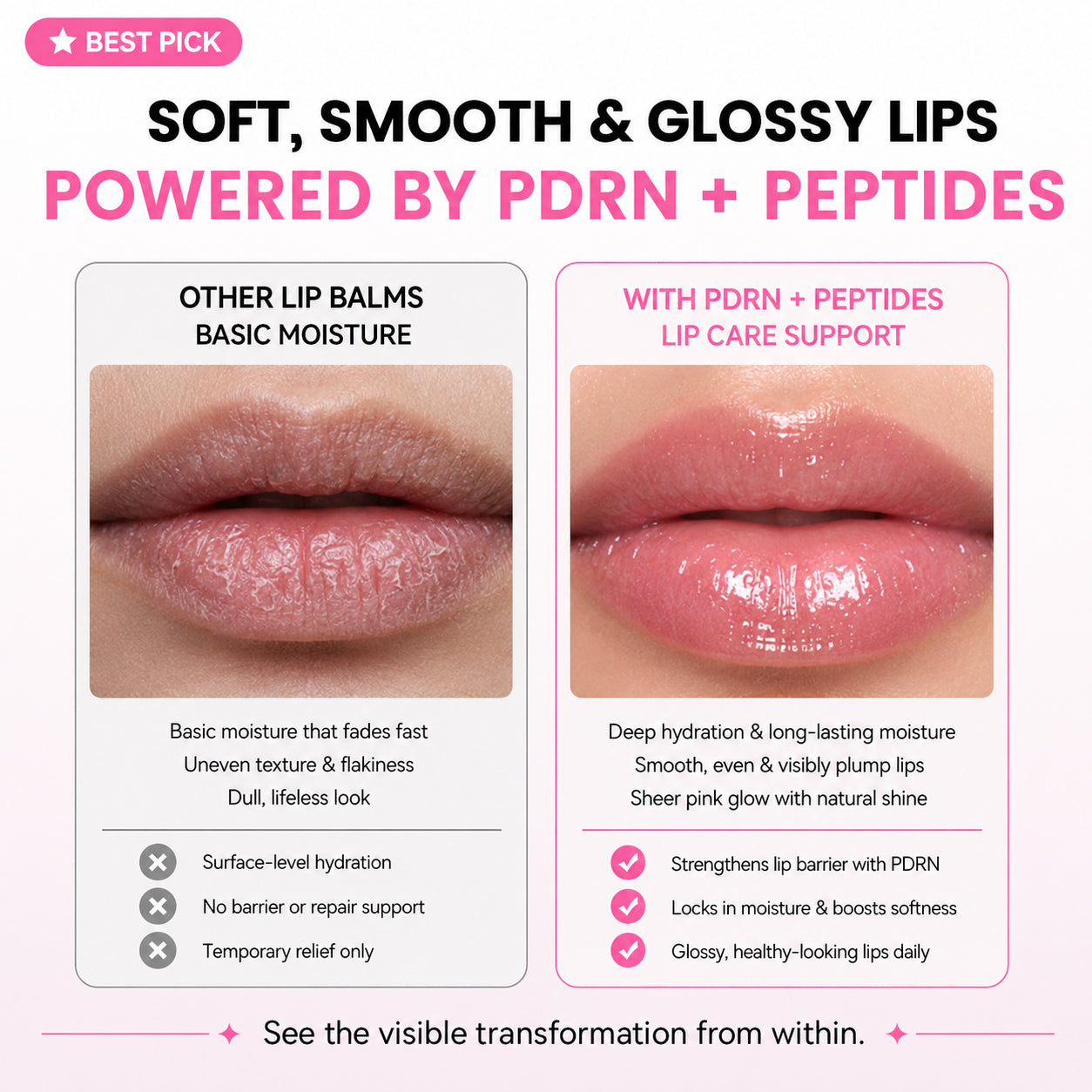 PDRN Peptide Glossy Lip Balm