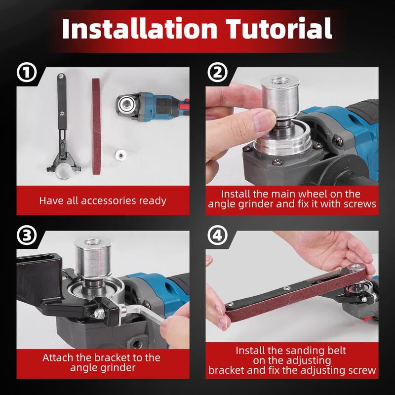 ssiki® Angle Grinder Belt Sander Attachment