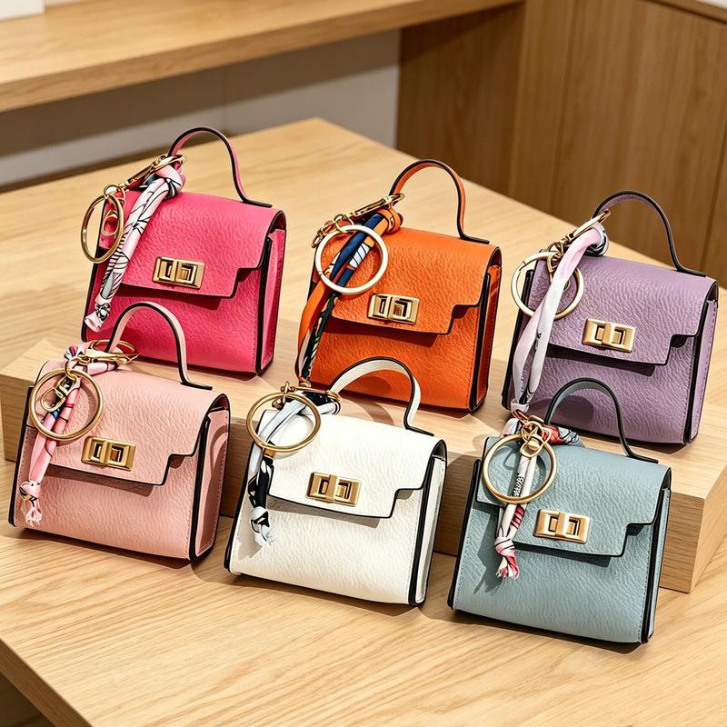 Mini Luxury Bag Keychain Charm
