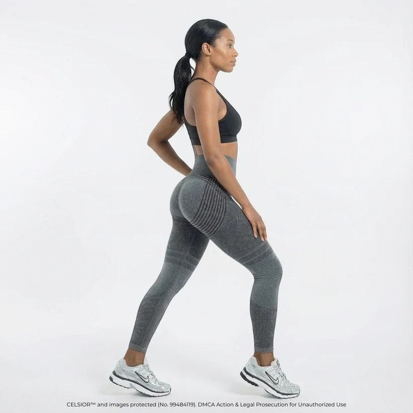 High Waisted And Hip Lifting Yoga Elastic Quick Drying Tight Pants⭐