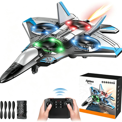 ✈️Kids RC flying toy, durable EVA foam fighter jet with multiple flying modes