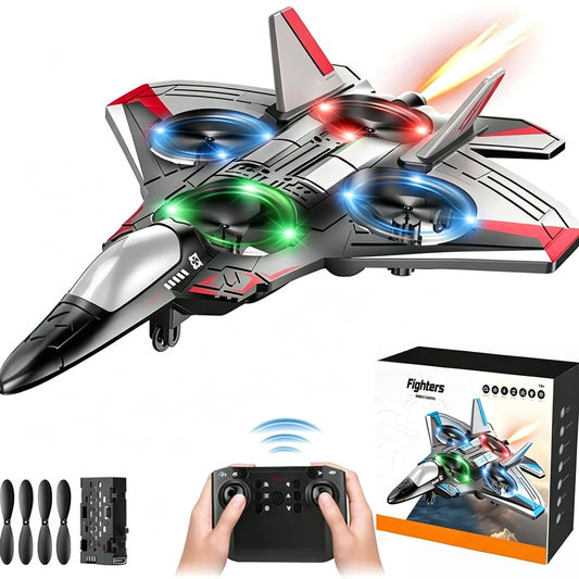✈️Kids RC flying toy, durable EVA foam fighter jet with multiple flying modes