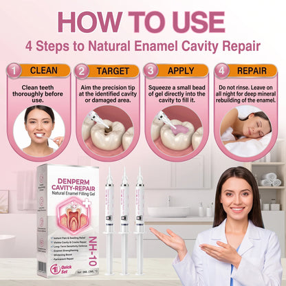 DenPerm Cavity-Repair Natural Enamel Filling Gel