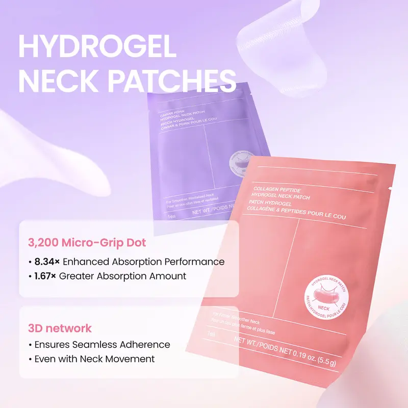 Collagen & PDRN Hydrogel Neck Patch（4Ea）