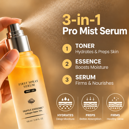 🎀White Truffle First Spray Serum PRO 2X – Radiant Glow in a Spritz