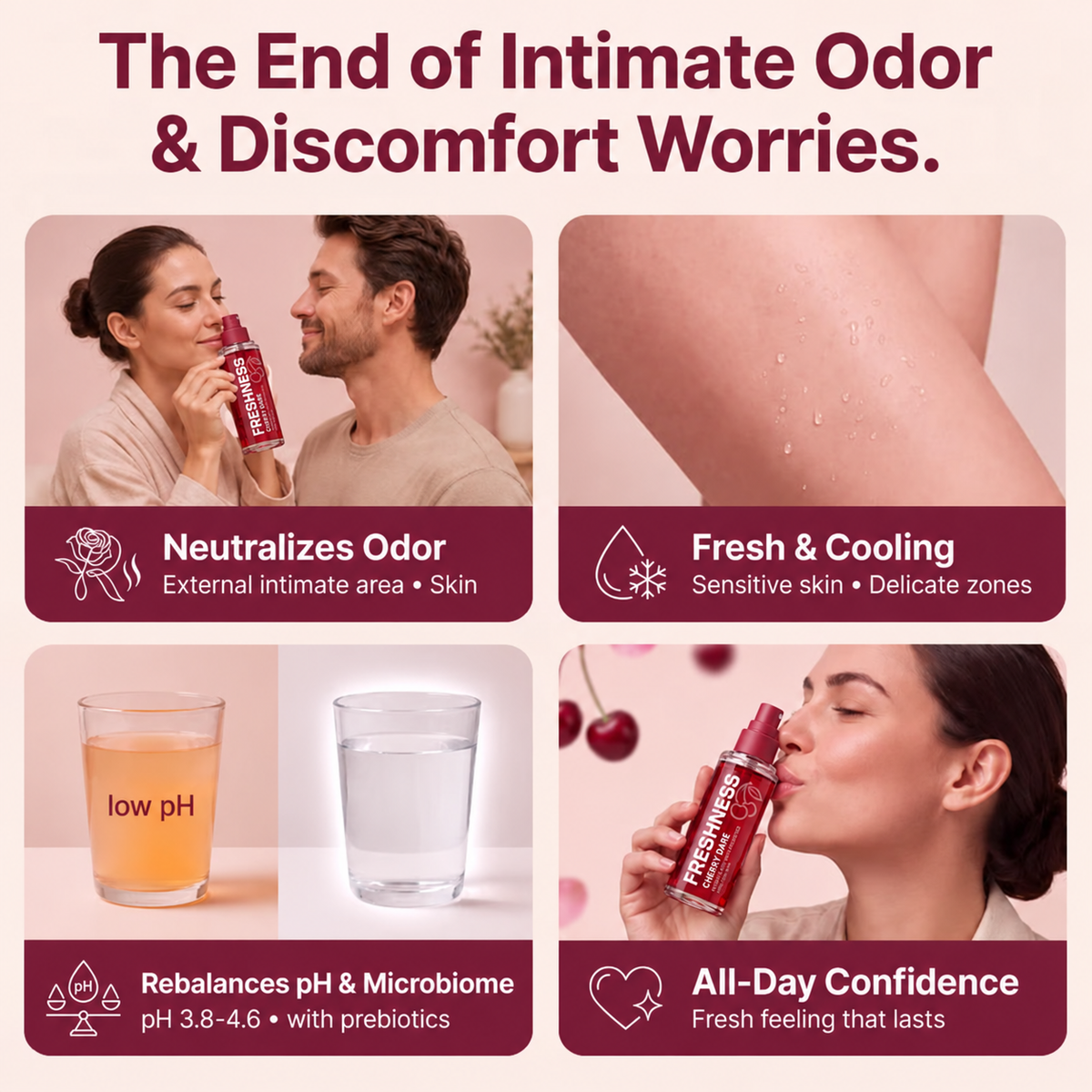 Prebiotic Anti-Odor Intimate Comfort Mist