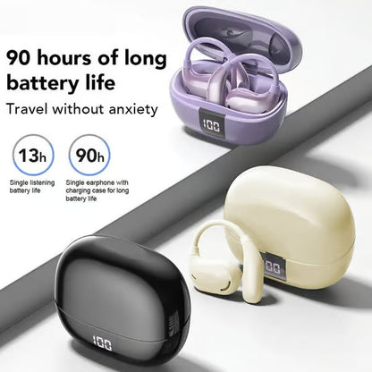 Hi-Fi Sports Bluetooth 5.4 Ear-Hook Headphones with Noise Cancelling