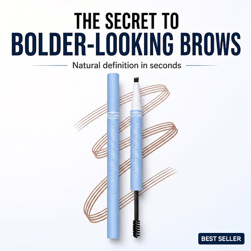 Waterproof 2-in-1 Micro-Fork Eyebrow Pen & Tinted Gel