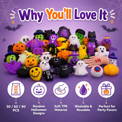 💥 LAST DAY 50% OFF🎃 Halloween Squishies Stress Relief Toy Set