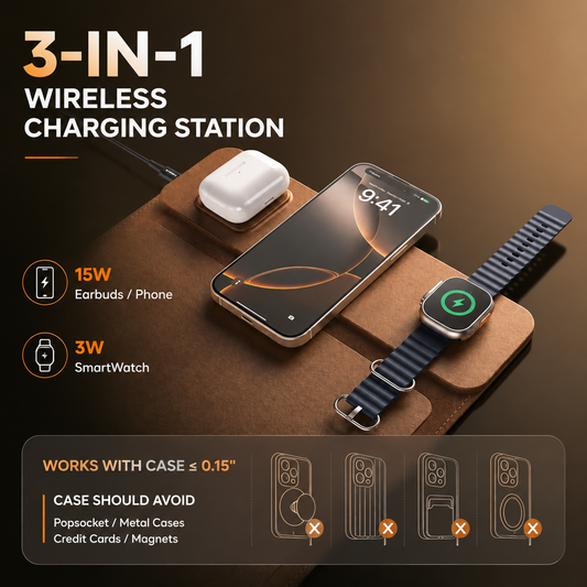 New Premium Wireless Charging Laptop Bag