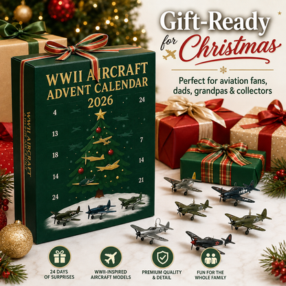 2026 Aircraft Advent Calendar World War II Plane