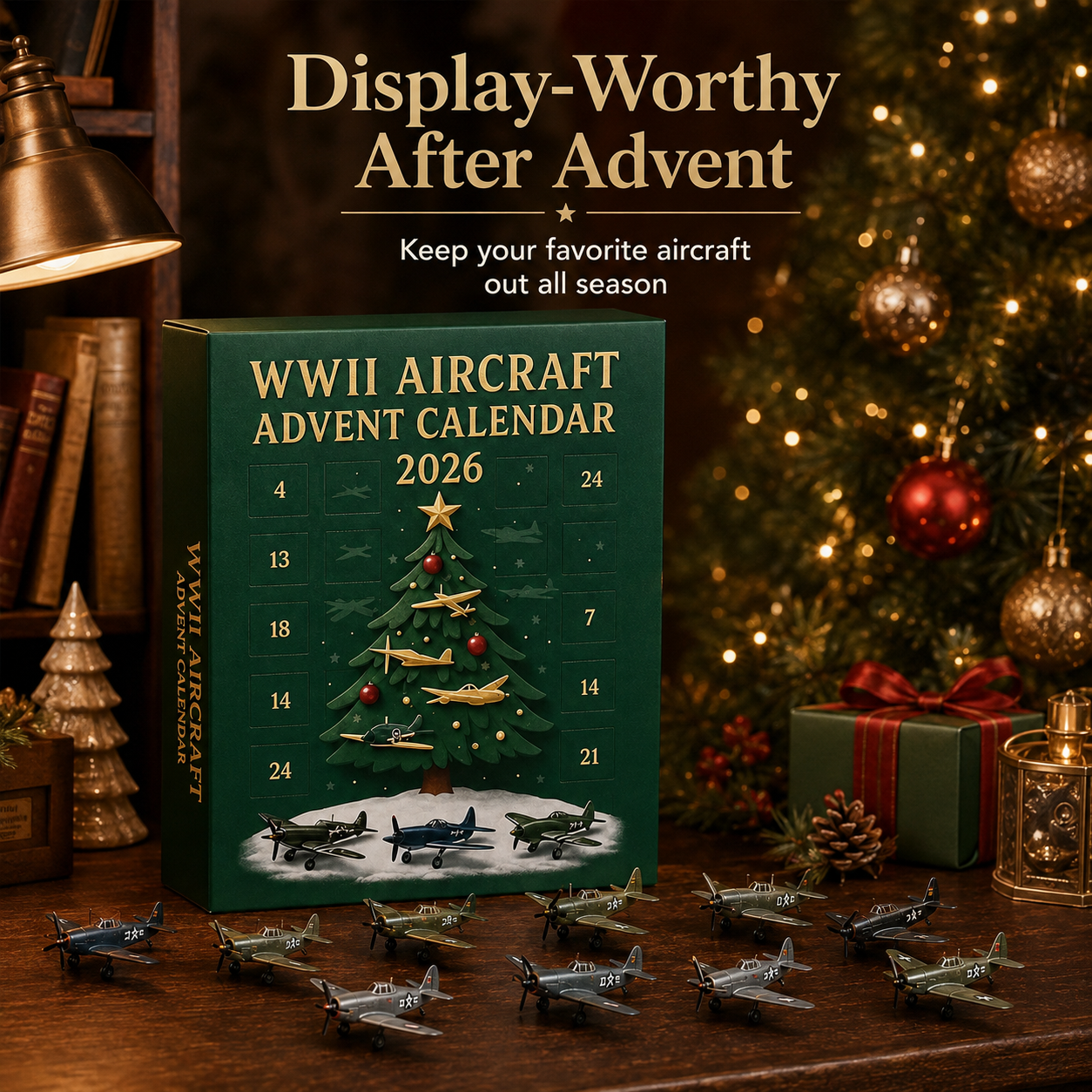 2026 Aircraft Advent Calendar World War II Plane