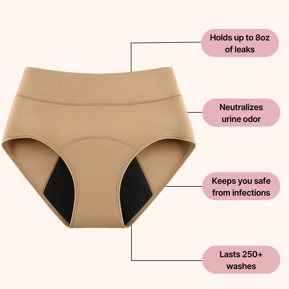 ssiki 100% Leak-Proof Underwear That Won't Let You Down for Women 60+ (4-Pack)