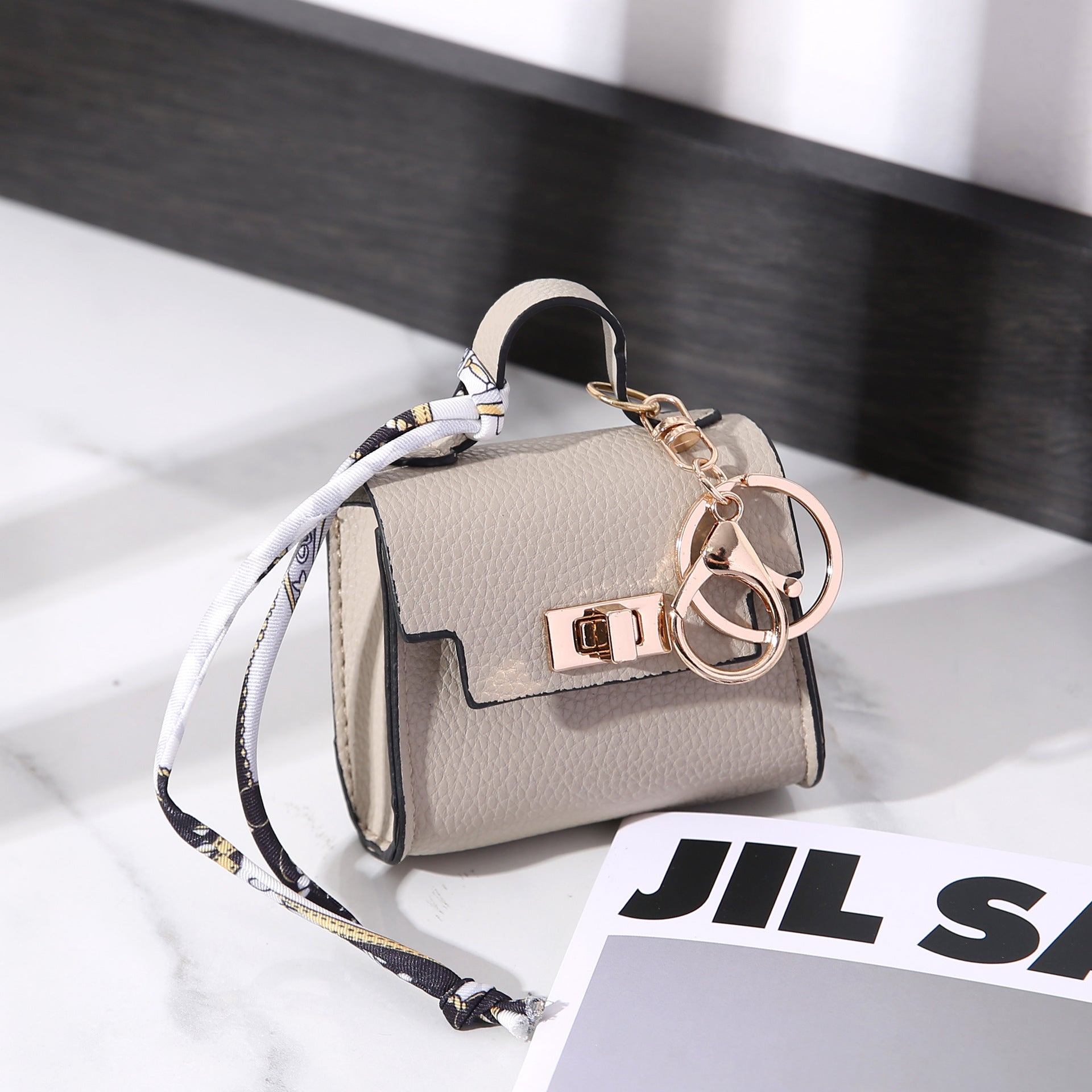 Mini Luxury Bag Keychain Charm