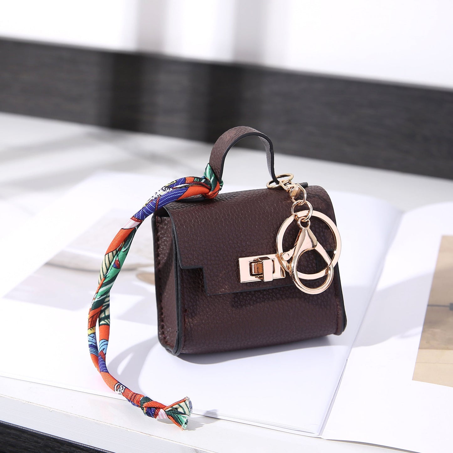 Mini Luxury Bag Keychain Charm