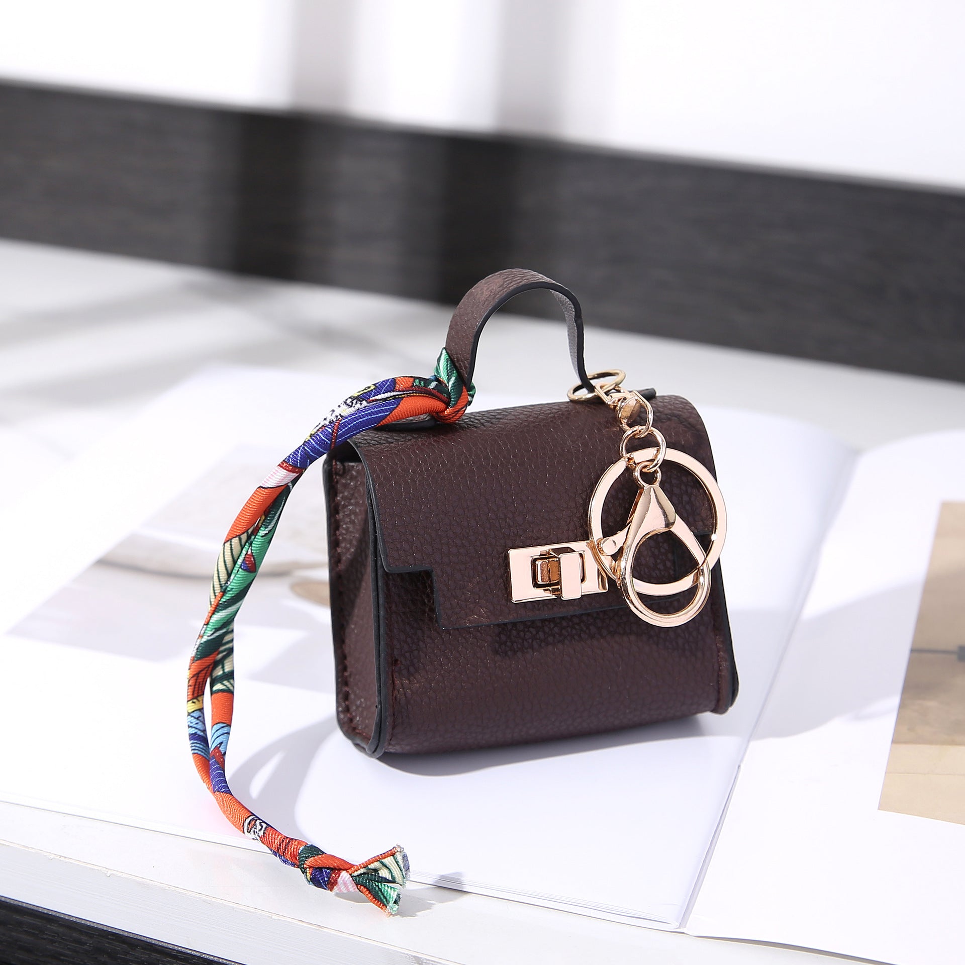 Mini Luxury Bag Keychain Charm