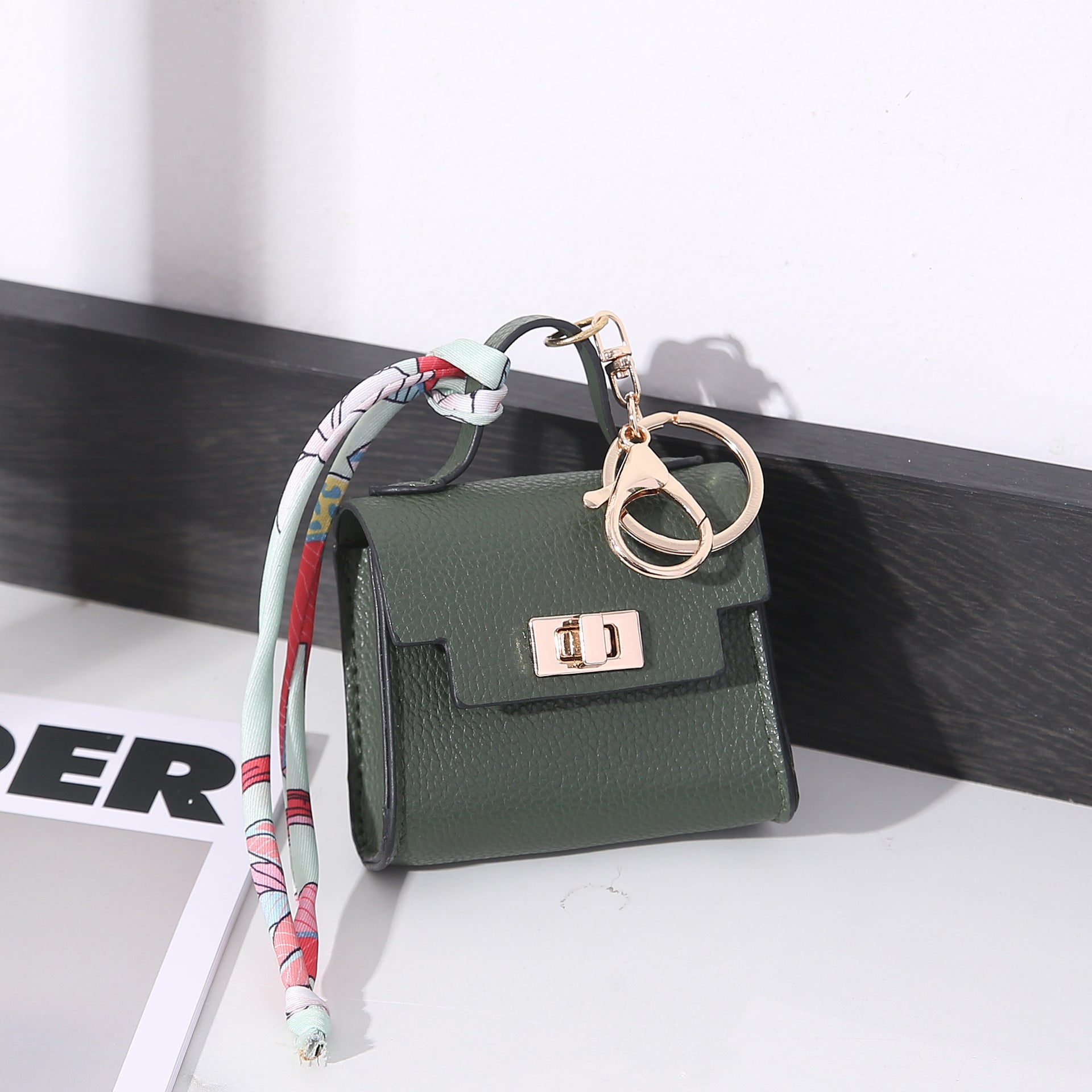 Mini Luxury Bag Keychain Charm