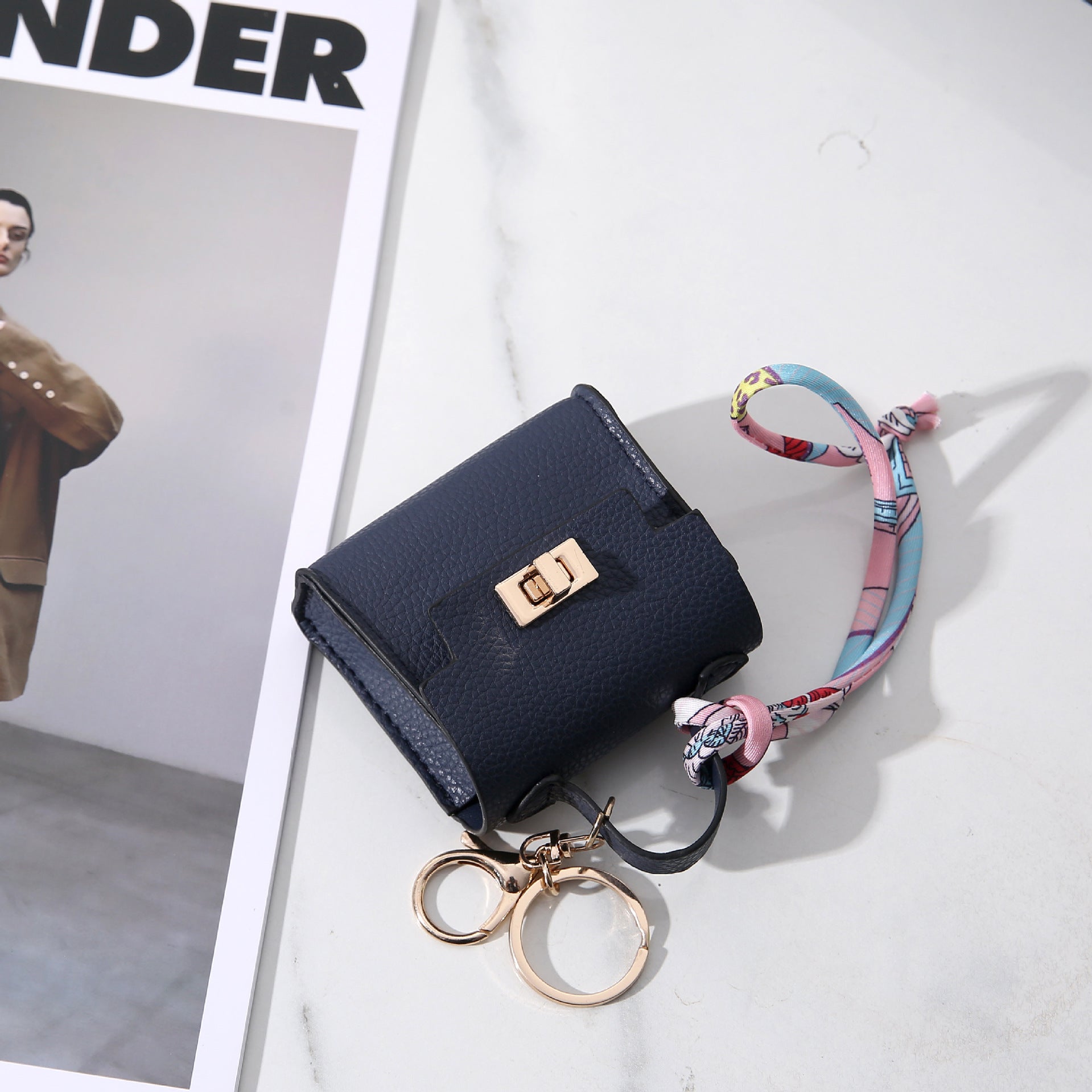 Mini Luxury Bag Keychain Charm