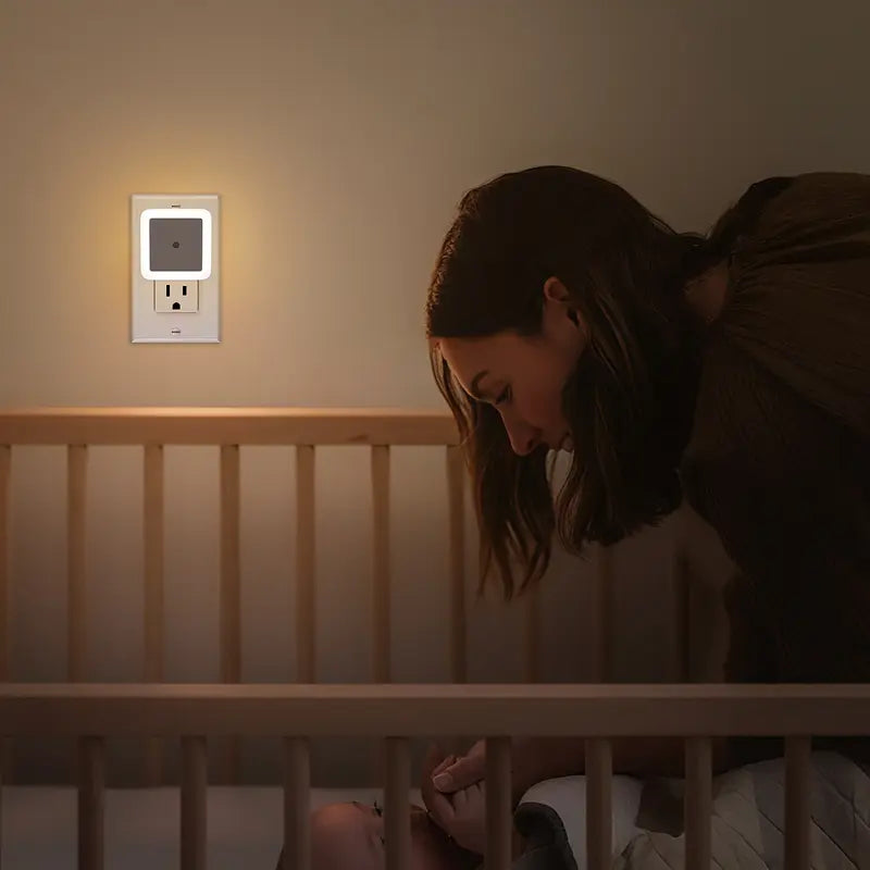 🔥Night Lights Plug into Wall 6-Pack, Plug in Night Light, Dusk to Dawn Nightlight Led Night Lights✨