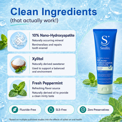 Fluoride Free Nano Hydroxyapatite Toothpaste with Fresh Mint