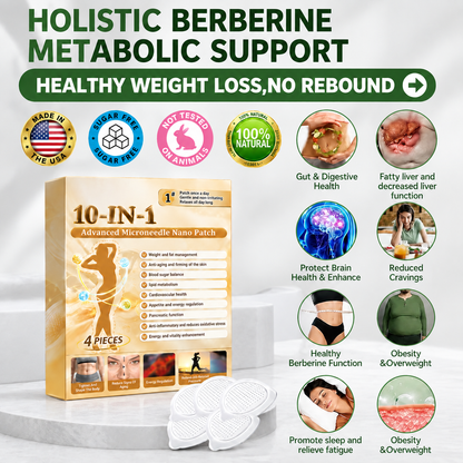 𝑁𝑎𝑛𝑜 𝘔𝘪𝘤𝘳𝘰𝘯𝘦𝘦𝘥𝘭𝘦 10-in-1 Microneedle Wellness Patch