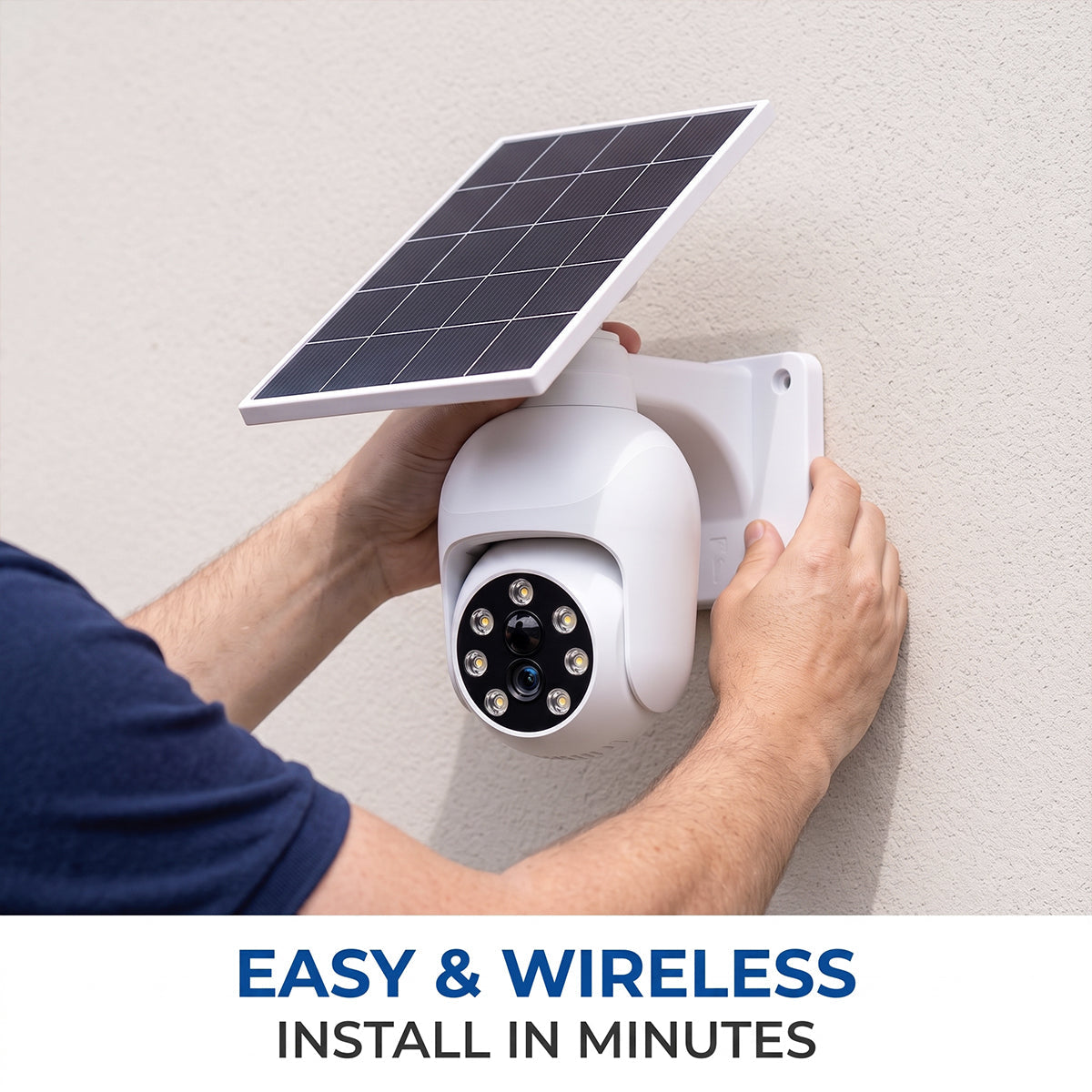 ⏰Solar-Powered Simulated Surveillance Camera Street Light