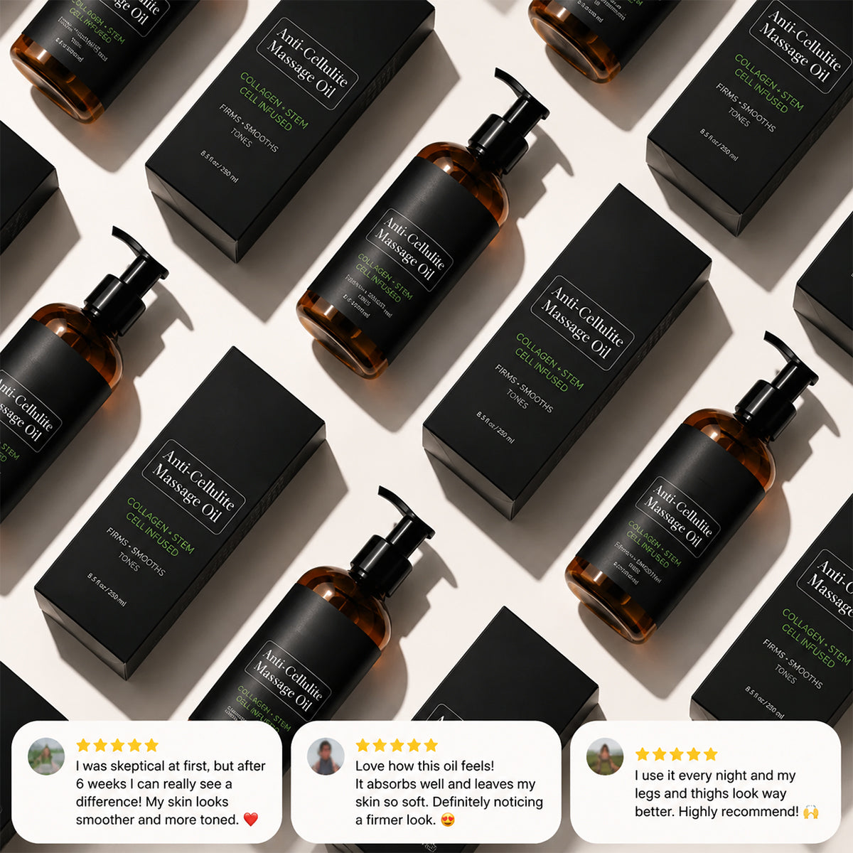 New Anti-Cellulite Massage Oil