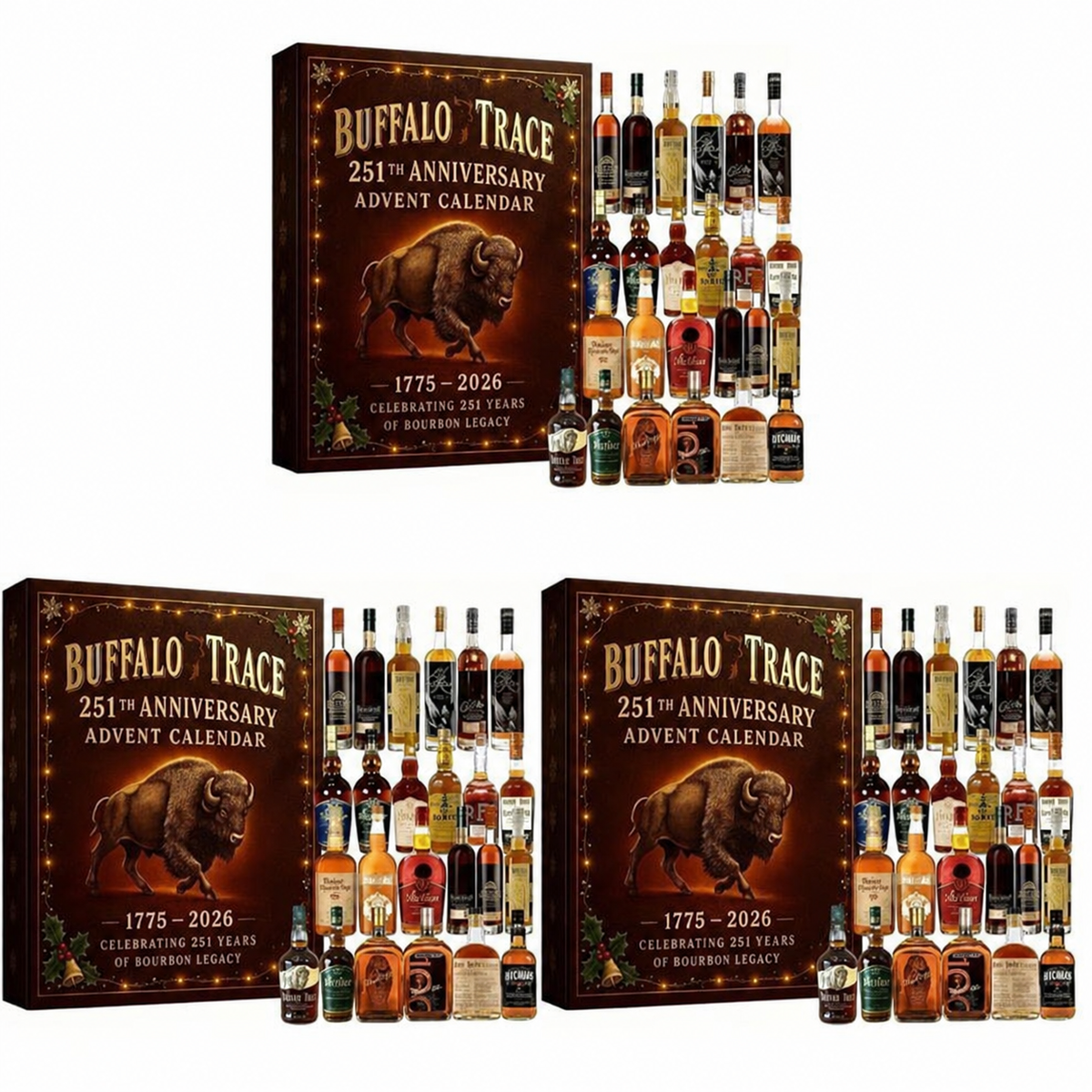 2026 Whiskey 3D Christmas Countdown Blind Box