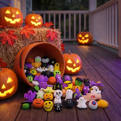 💥 LAST DAY 50% OFF🎃 Halloween Squishies Stress Relief Toy Set