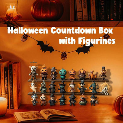 2026 Halloween Countdown Advent Calendar Gift Box - 31 Nights of Fright Blindbags Surprise Set, Scary Doll Collectible Minifigures