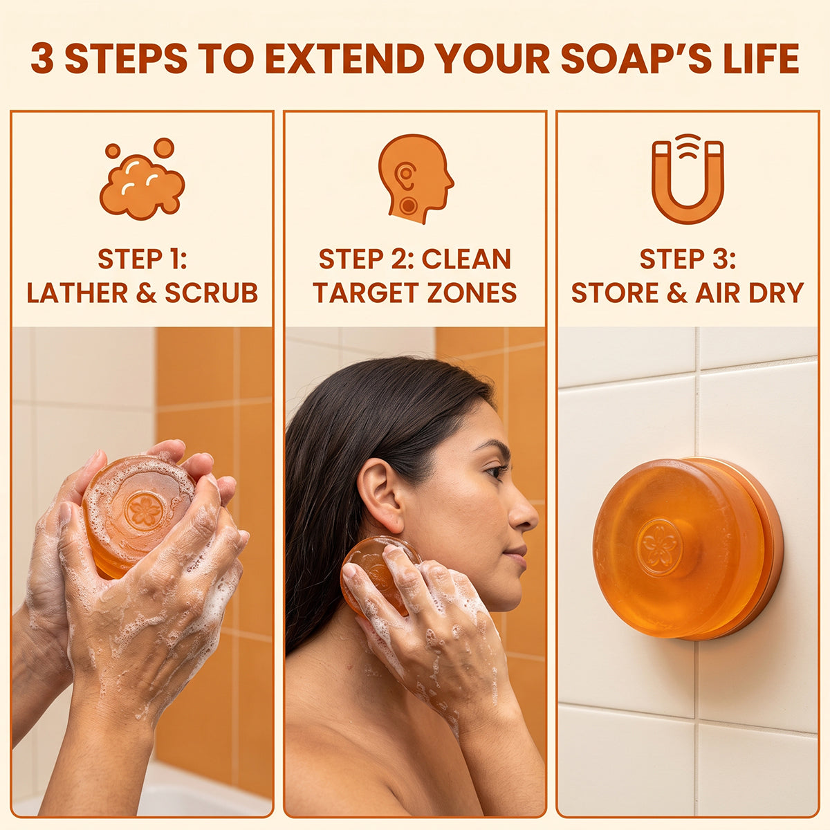 Deodorizing Soap with Persimmon